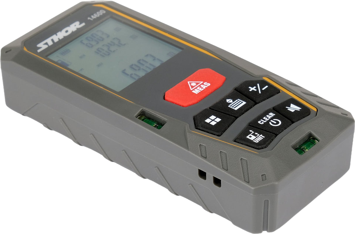 Distanziometro Laser 40m Misura Area Volume Con Memoria e Display LCD