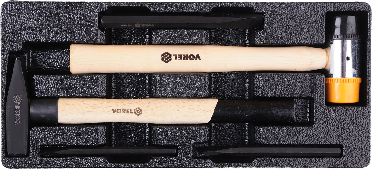 Carrello Portautensili VOREL 177 Utensili 6 Cassetti con Ruote e Serratura