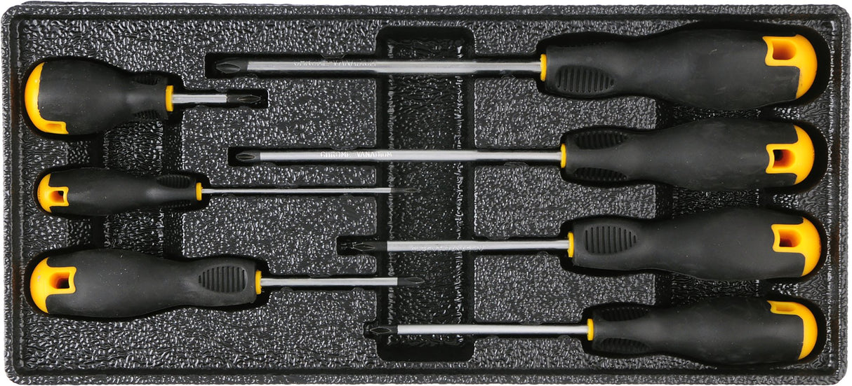 Carrello Portautensili VOREL 177 Utensili 6 Cassetti con Ruote e Serratura