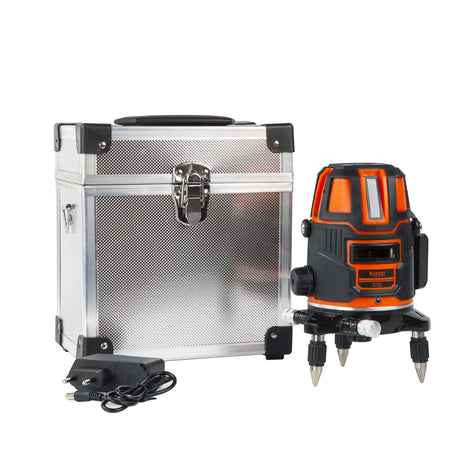 Niveau laser à lumière verte - Kibani (trépied, batterie et accessoires en cadeau) - Garantie 5 ans