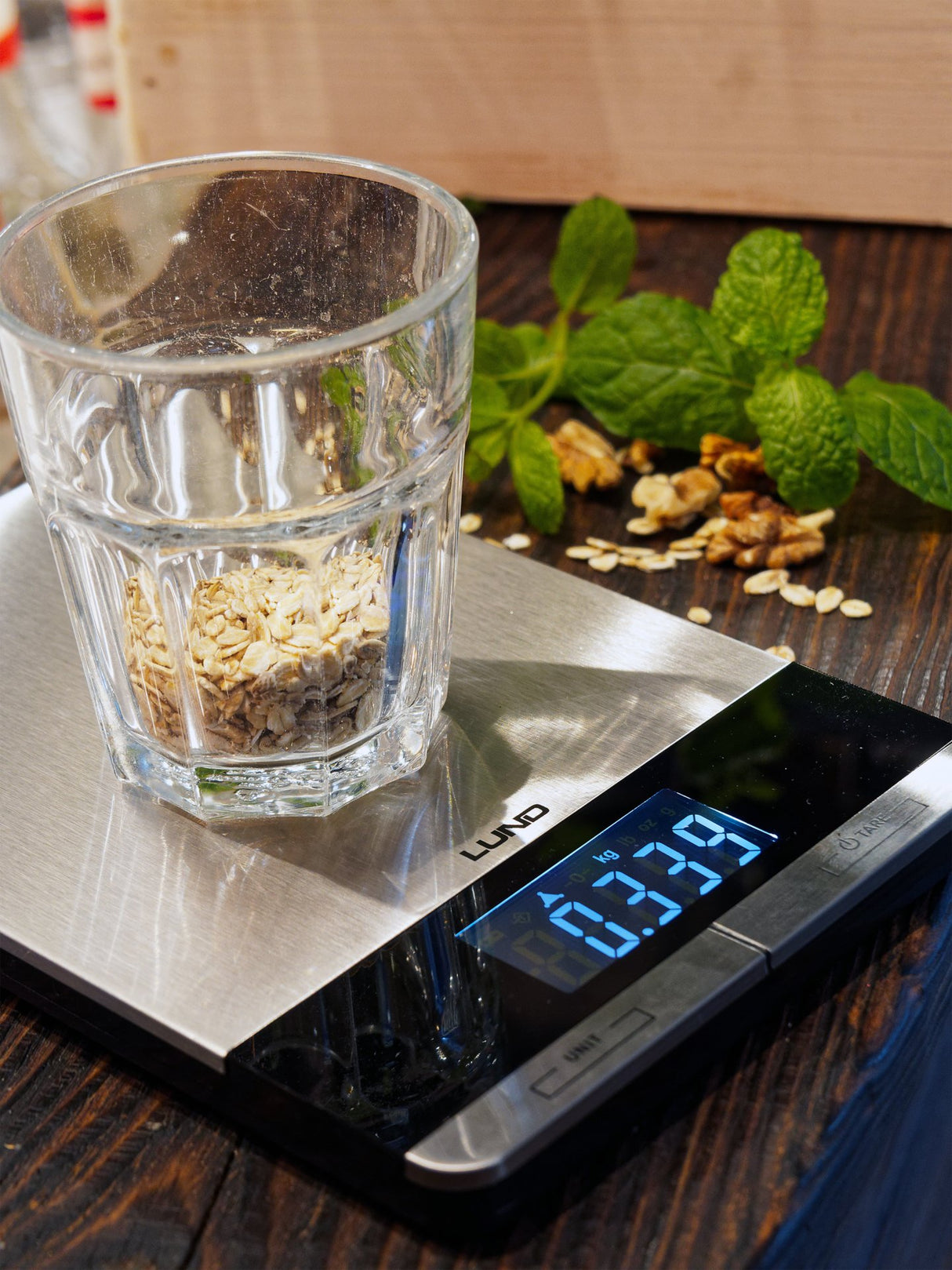 Bilancia da Cucina LUND Digitale In Acciaio Inox 5 kg Display LCD