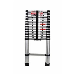 ÉCHELLE TÉLESCOPIQUE AWTOOLS EN ALUMINIUM 3,8 m 13 MARCHES