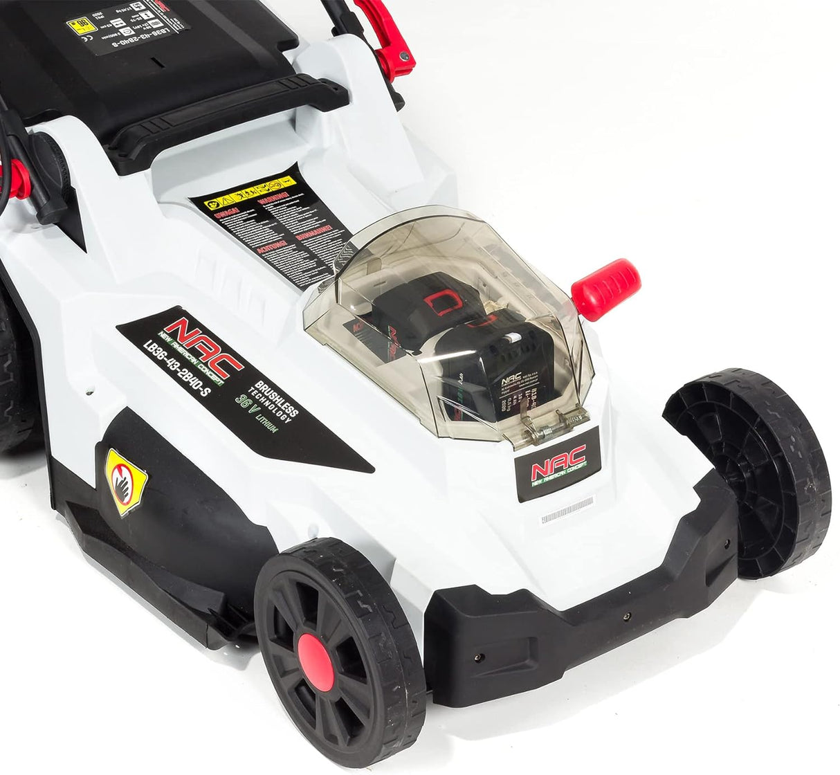 Tondeuse à gazon à batterie Nac 2, moteur sans balais 18 V, 43 cm - Prévente