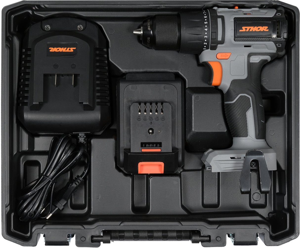 Trapano Avvitatore 20V Sthor Brushless 45Nm 2Ah Compatto