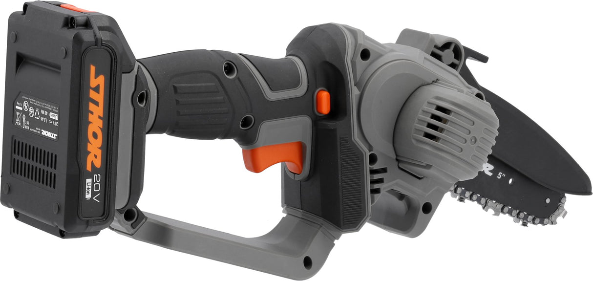 Mini tronçonneuse 20 V 2 Ah avec chargeur