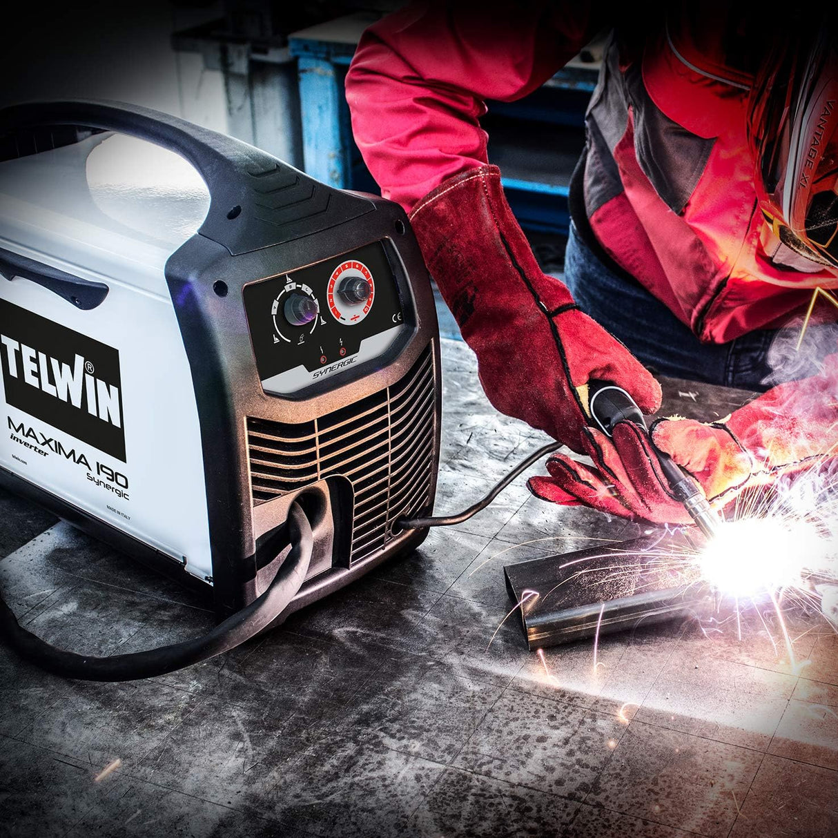 Saldatrice a Filo Telwin Maxima 190 Synergic MIG MAG Inverter