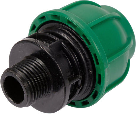 Adattatore Maschio per Tubi PE 25 mm x 1/2" GZ – A Compressione, Polipropilene 10 BAR FLO