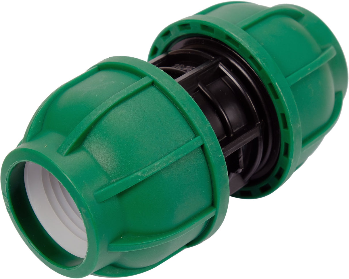 Raccordo a T per Tubi PE 32x32x32 mm – A Compressione, Polipropilene 10 BAR FLO