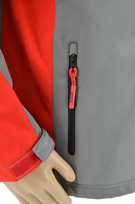 Giacca Da Lavoro Awtools Grigia e Rossa
