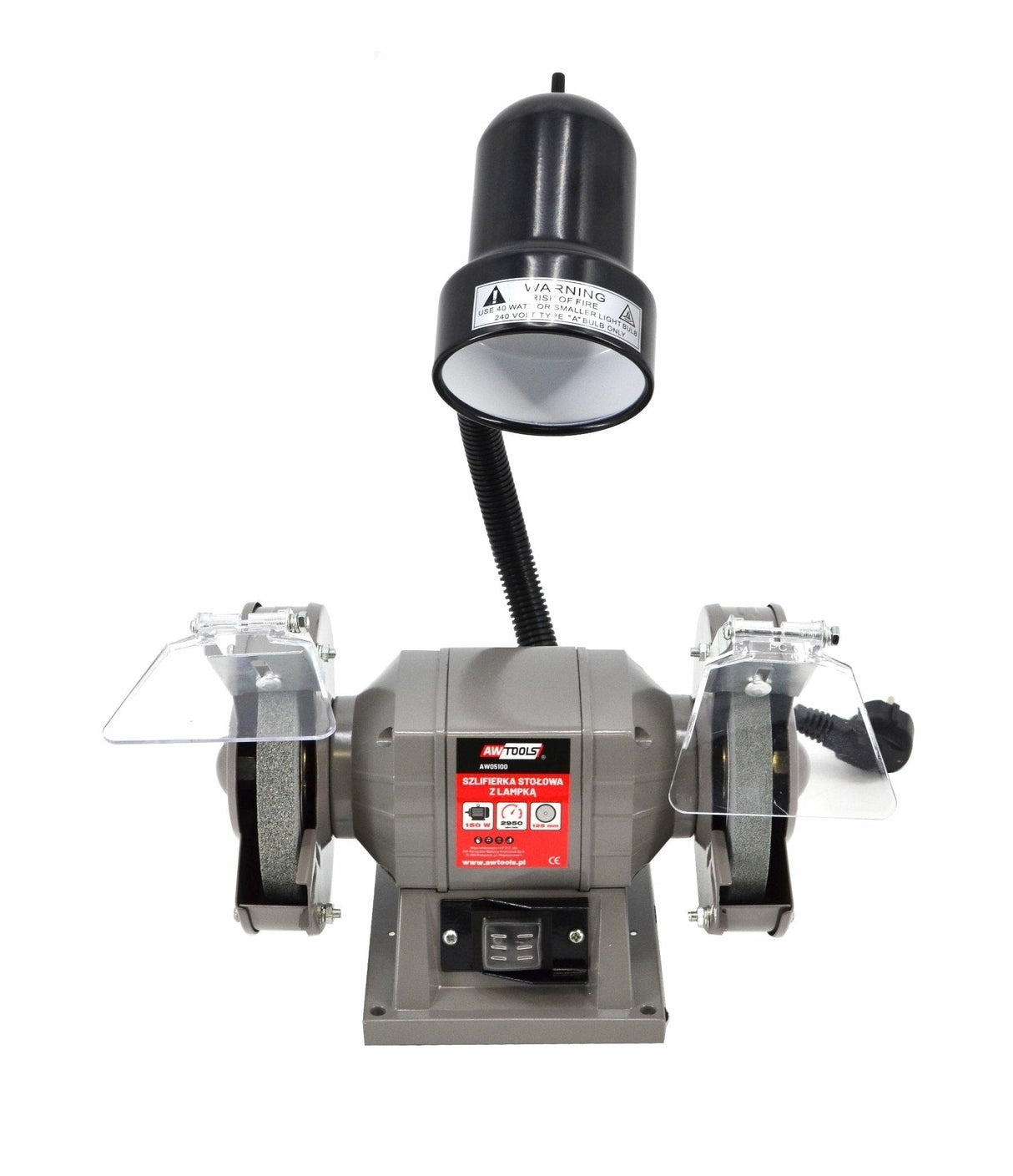 Meuleuse de table Awtools 150 mm / 300 W avec lampe