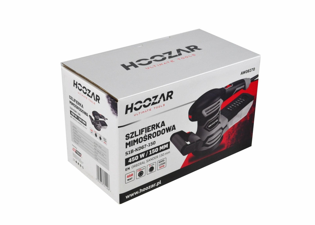 Levigatrice eccentrica Hoozar 150 mm 450W