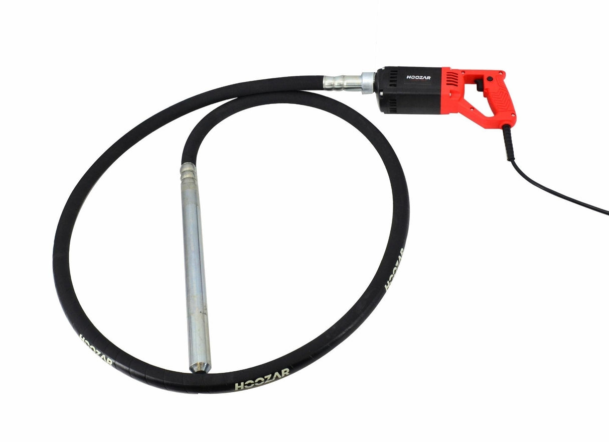 Vibratore per cemento Hoozar 1200W con poker 3m
