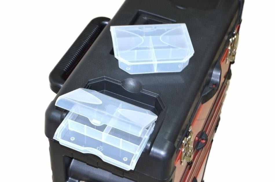 Carrello Porta Utensili Awtools con Ruote e Manico Telescopico - 4 Cassetti,