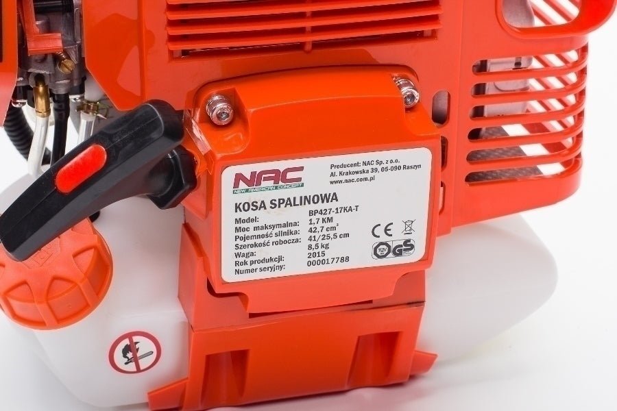 Débroussailleuse à essence Nac 42,7 cm³ avec système anti-vibrations