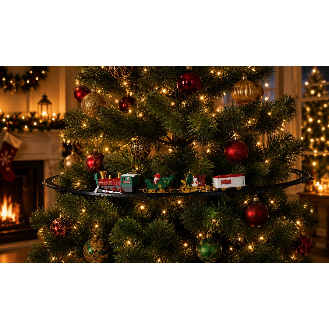 Trenino di Natale Musicale per Albero