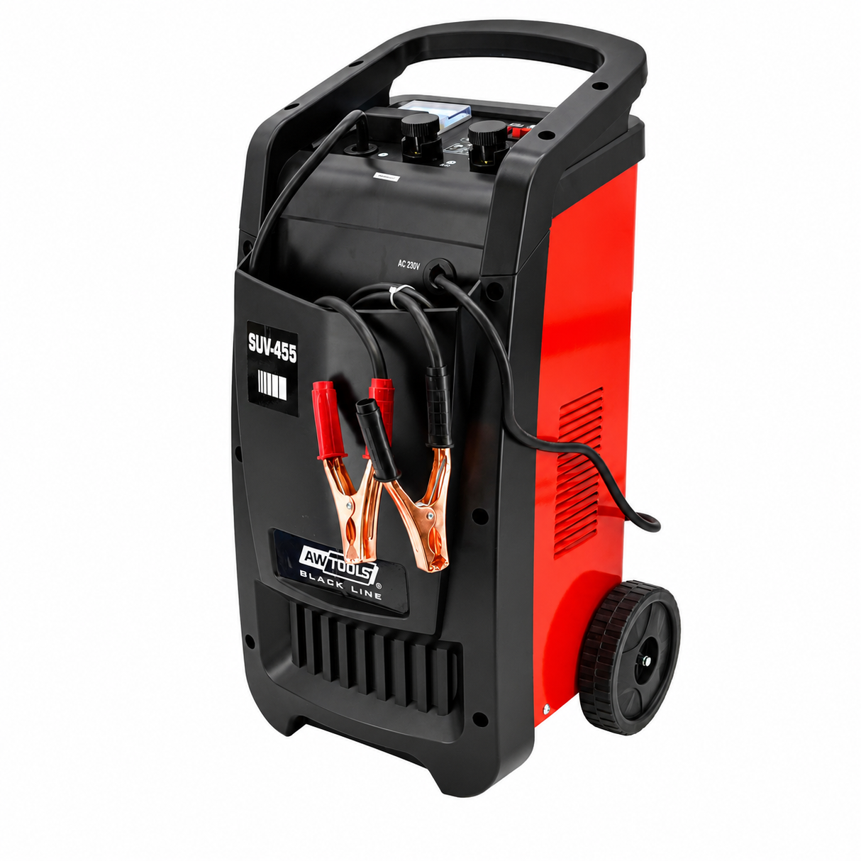 CHARGEUR DE BATTERIE DE VOITURE AVEC DÉMARREUR 12/24V