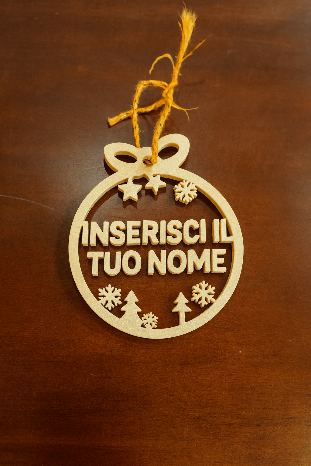 3 PZ Palline di Natale Personalizzabili – Decorazione con Nome
