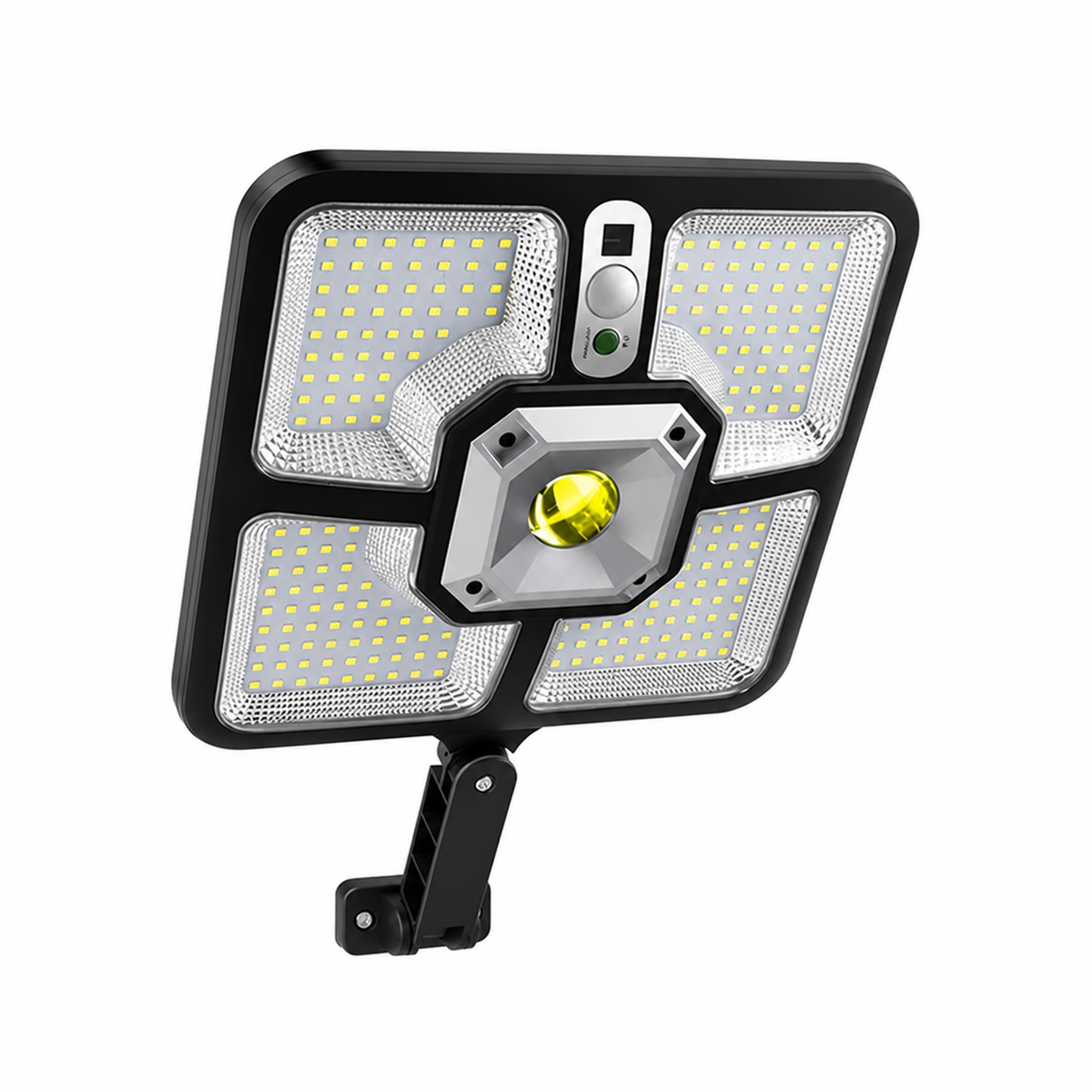 Lampada Solare da Esterno Izoxis 220 LED e Lente COB - Telecomando, 4 Modalita, IP65