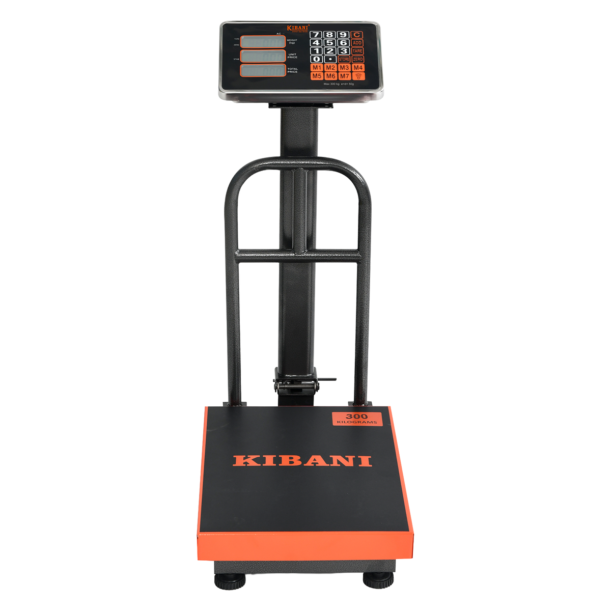 Bilancia Digitale Kibani 300kg Piatto Acciaio Inox Pieghevole