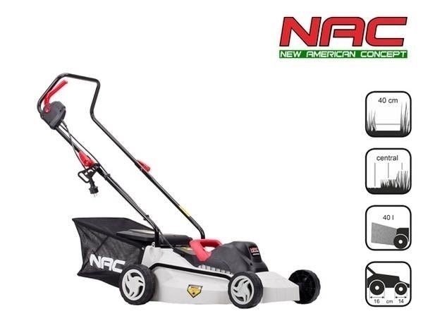 Tondeuse à gazon électrique Nac 1800 W 40 cm