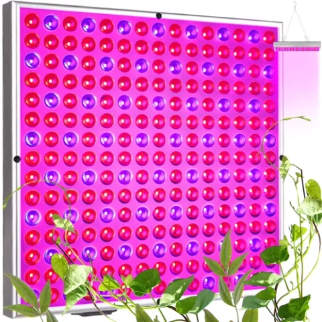 Pannello LED per la crescita delle piante 225 LED (165 rossi + 60 blu) 36W – con funi di sospensione