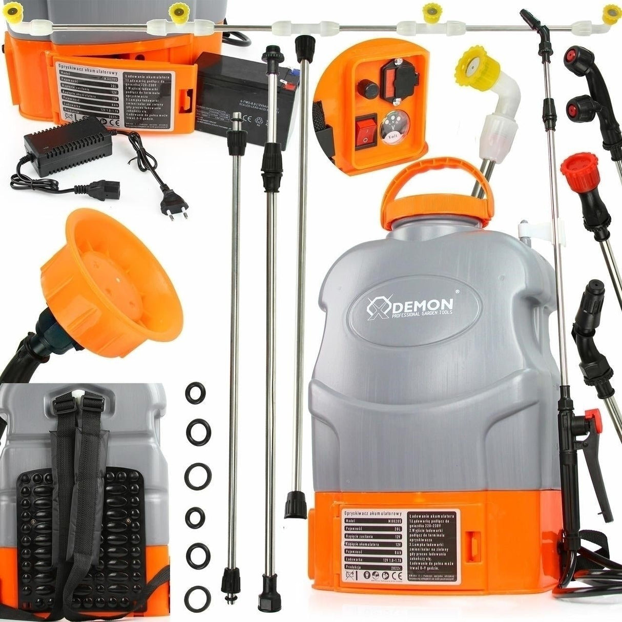 Nebulizzatore a Zaino Demon a Batteria 20 LT