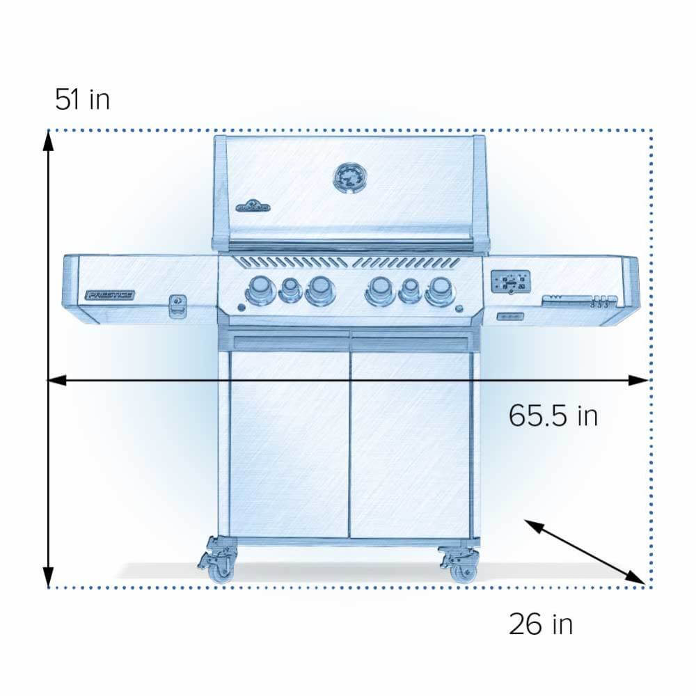 Barbecue Napoleon Prestige 500 Connessione WiFi 82.000BTU Smart