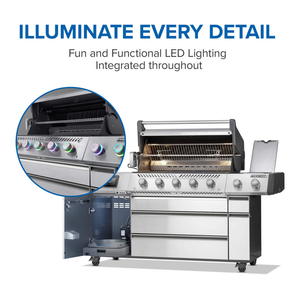 Barbecue Napoleon Prestige PRO 665 Elite Smart Tech Affumicatore