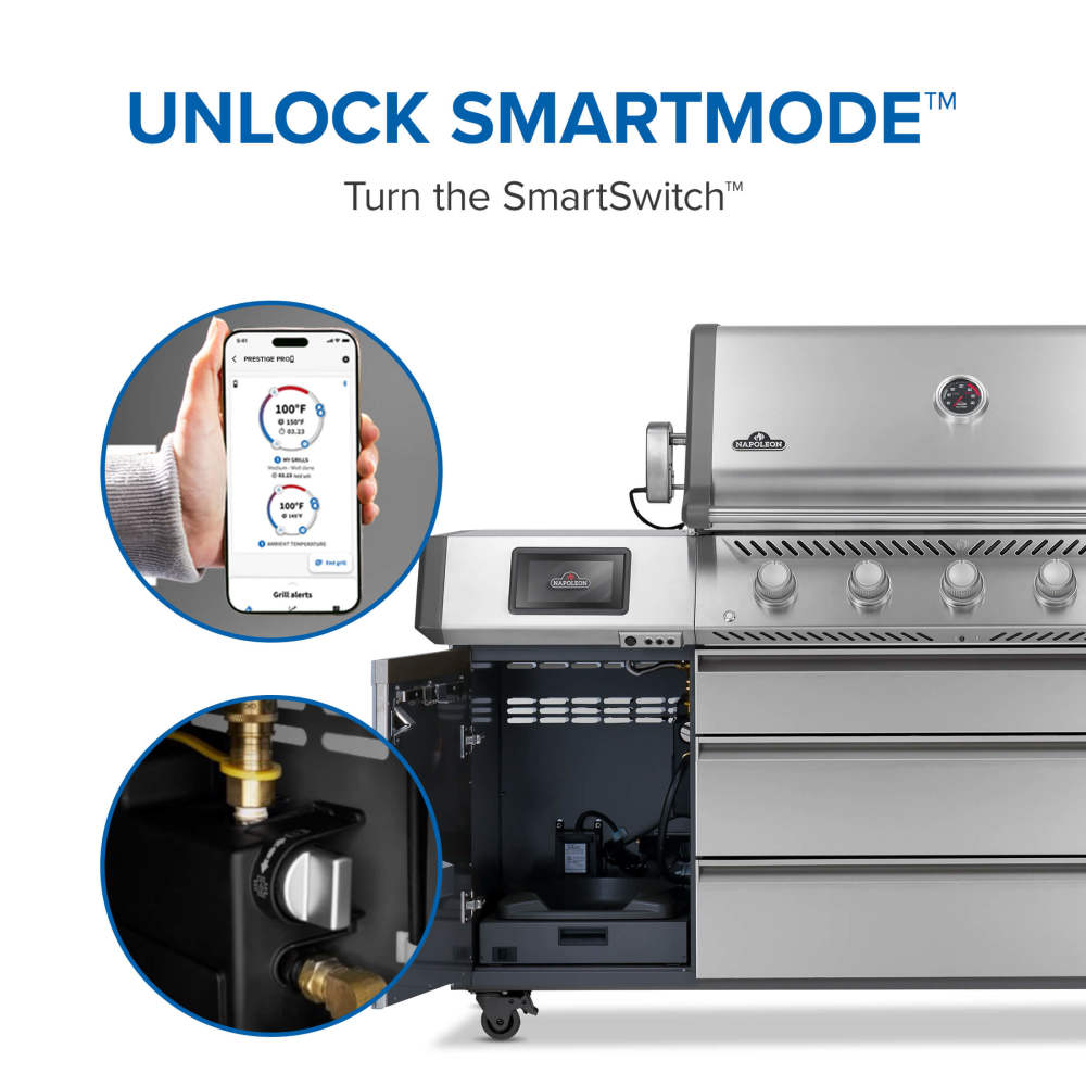 Barbecue Napoleon Prestige PRO 665 Elite Smart Tech Affumicatore