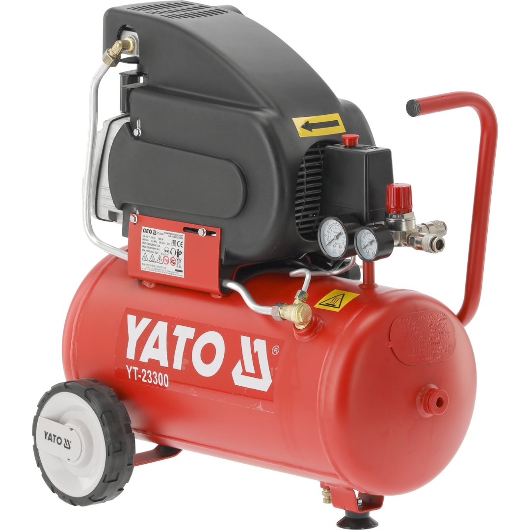Compressore d’Aria a Olio 24 Litri – 1500 W 2Cv Yato