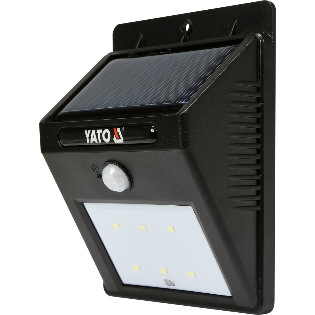 Lampada Solare da Parete Yato con Sensore di Movimento IP65