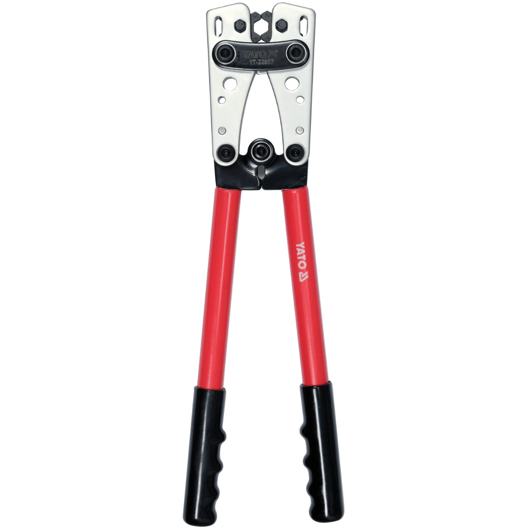 Pinza Crimpatrice per Capicorda 6-50 mm² Professionale per Cavi Elettrici