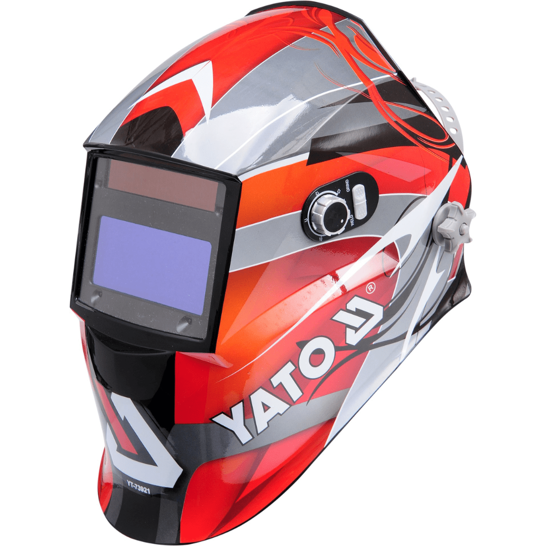 Casco da Saldatura Auto Oscurante True Color Yato DIN 5-13 4 Sensori