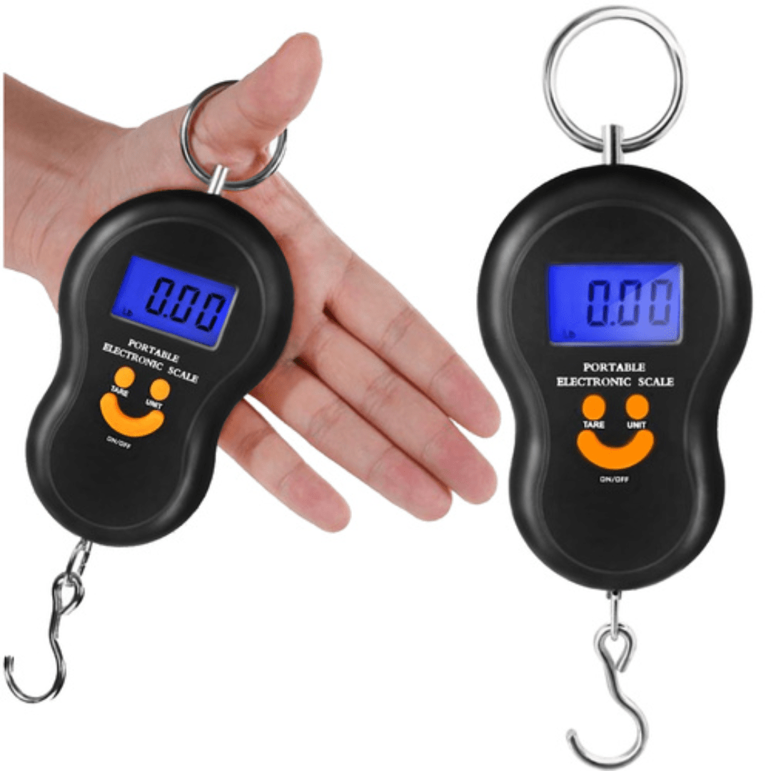 Bilancia digitale a gancio Ruhhy con portata fino a 50 kg