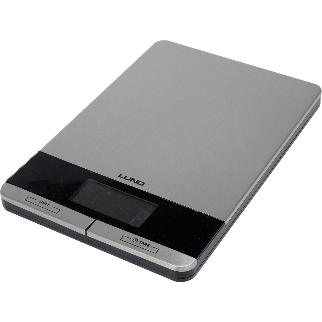 Bilancia da Cucina LUND Digitale In Acciaio Inox 5 kg Display LCD