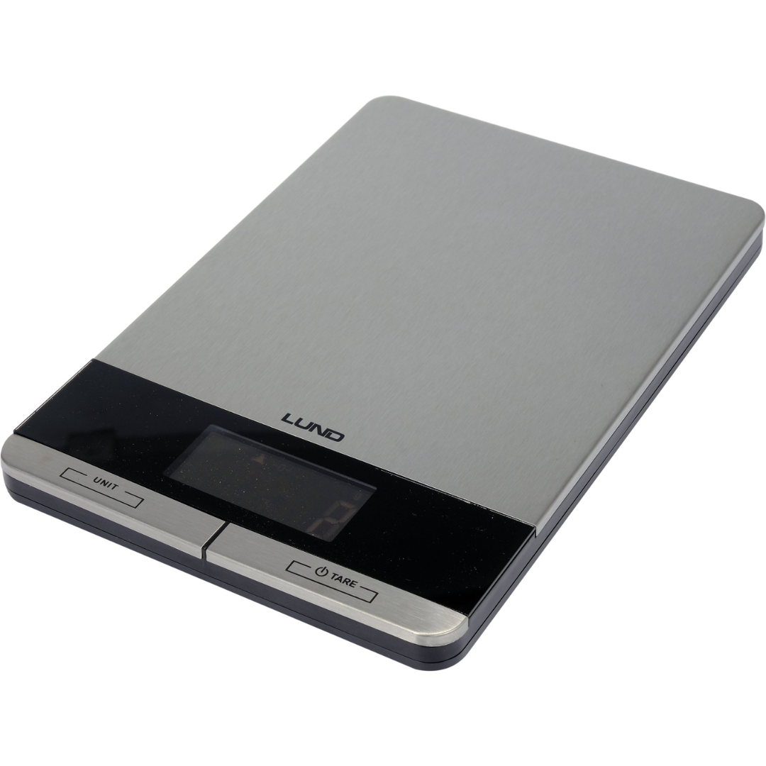 Bilancia da Cucina LUND Digitale In Acciaio Inox 5 kg Display LCD