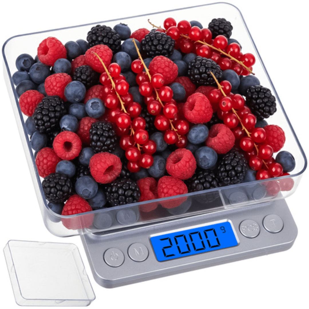 Bilancia da cucina digitale Ruhhy Precisione 0,1g fino a 2 kg ciotole comprese