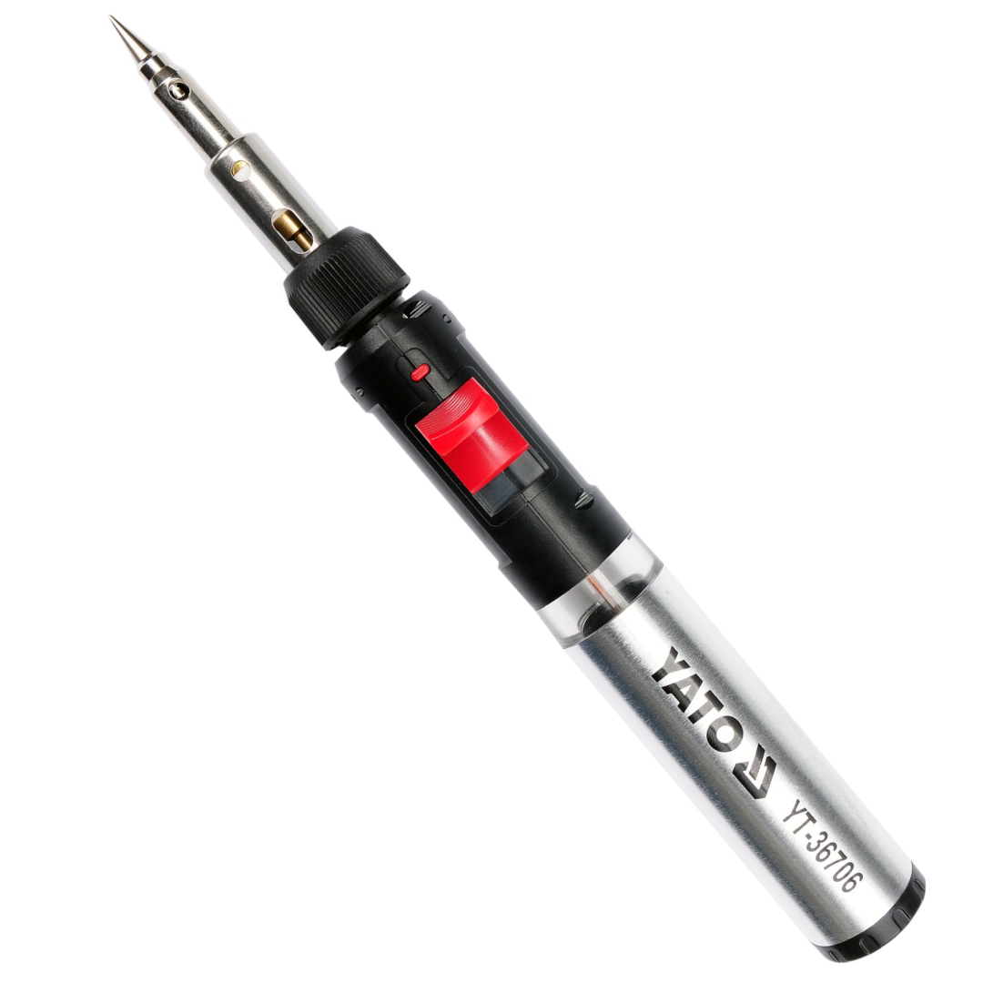 Saldatore a Gas Yato 3 in 1 con Torcia e Accensione Piezoelettrica