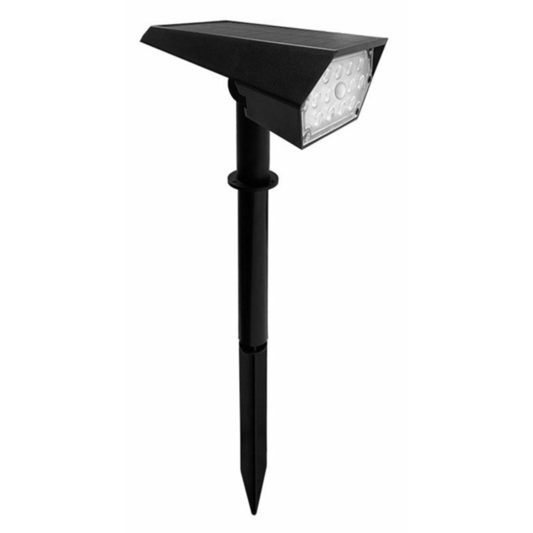 Lampada Solare da Giardino con Sensore Crepuscolare 5,5 W Luce Neutra 4000K