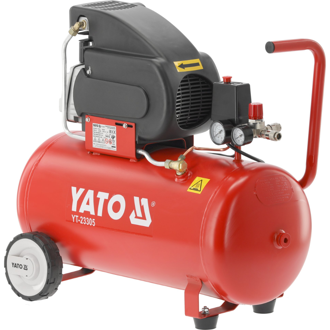 Compressore d’Aria a Olio 50 Litri 1500 W 2Cv Yato