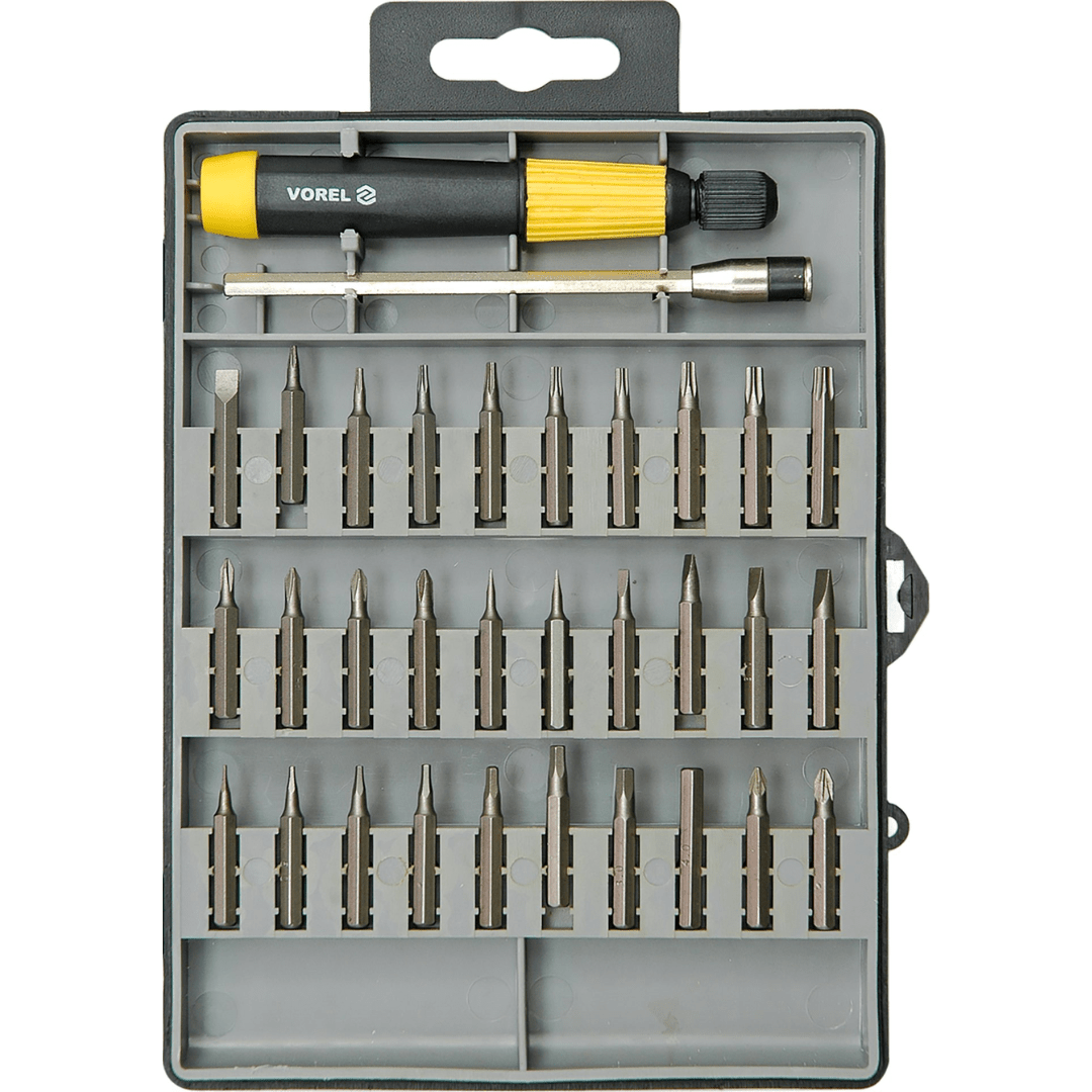 Set Punte Cacciavite Precisione 32 Pezzi Magnetico