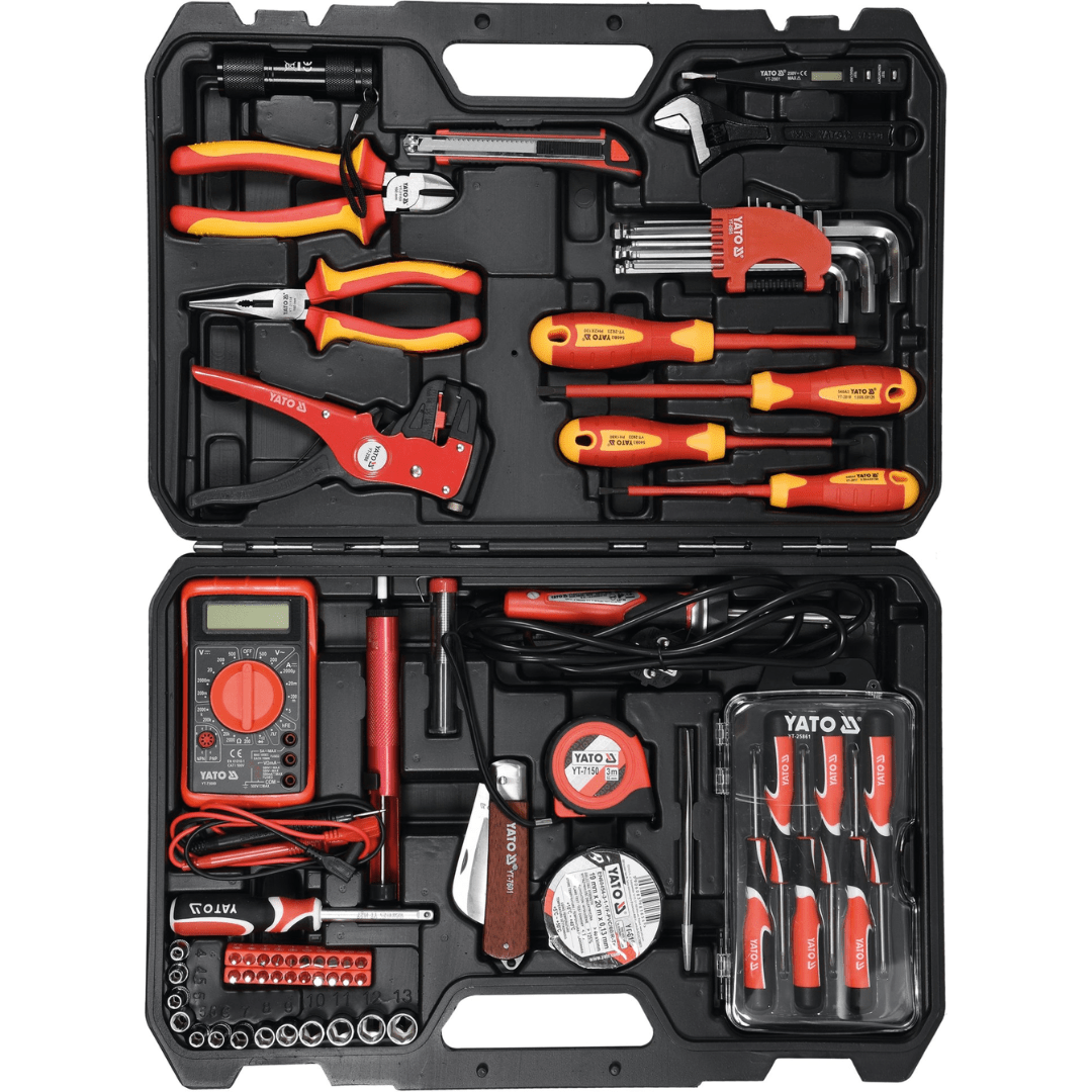 Set Utensili Elettricista Yato 68 Pezzi VDE 1000V