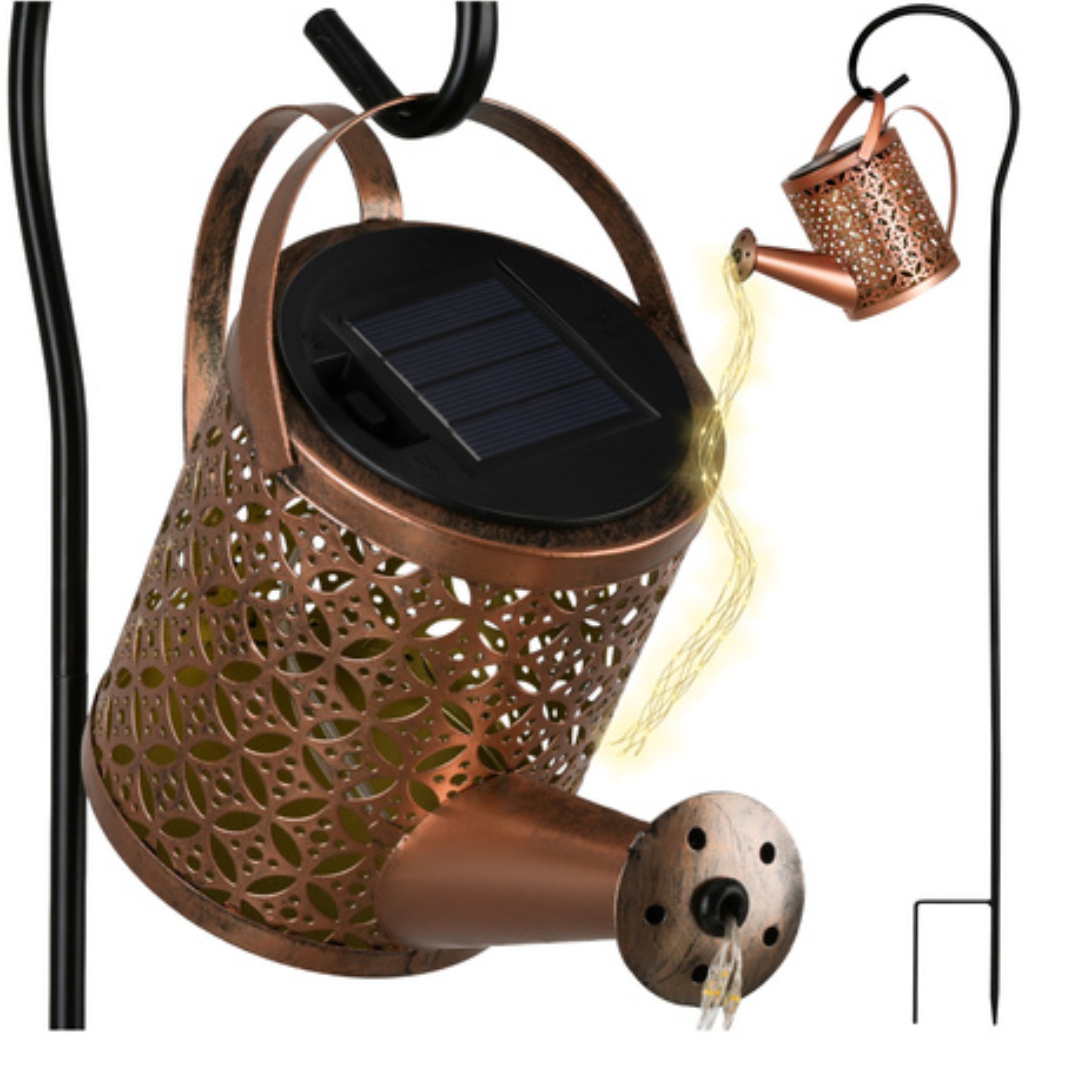 Lampada solare da giardino annaffiatoio Gardlov 60 LED effetto acqua