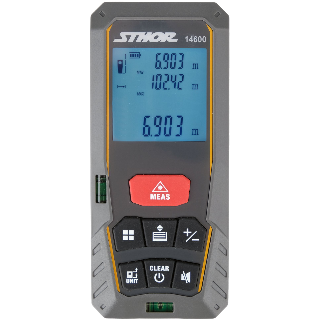Distanziometro Laser 40m Misura Area Volume Con Memoria e Display LCD