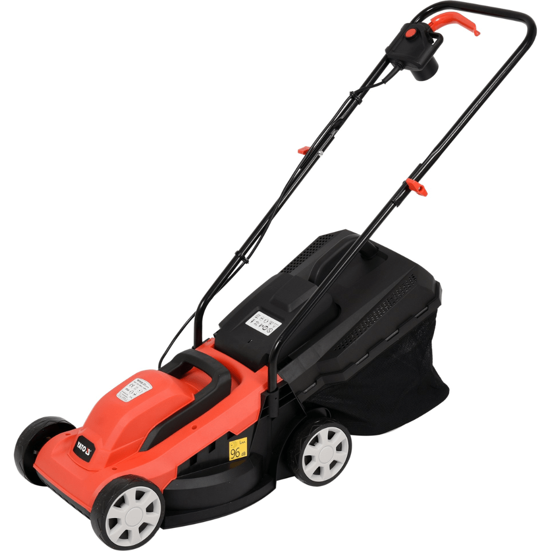 Tosaerba Elettrico 1300 W – 330 mm, Cestello 30 L Yato