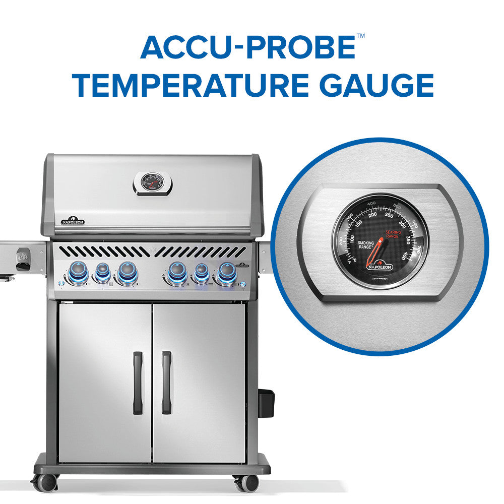 Barbecue Napoleon Rogue PRO-S 525 RSIB Compatto 6 Bruciatori