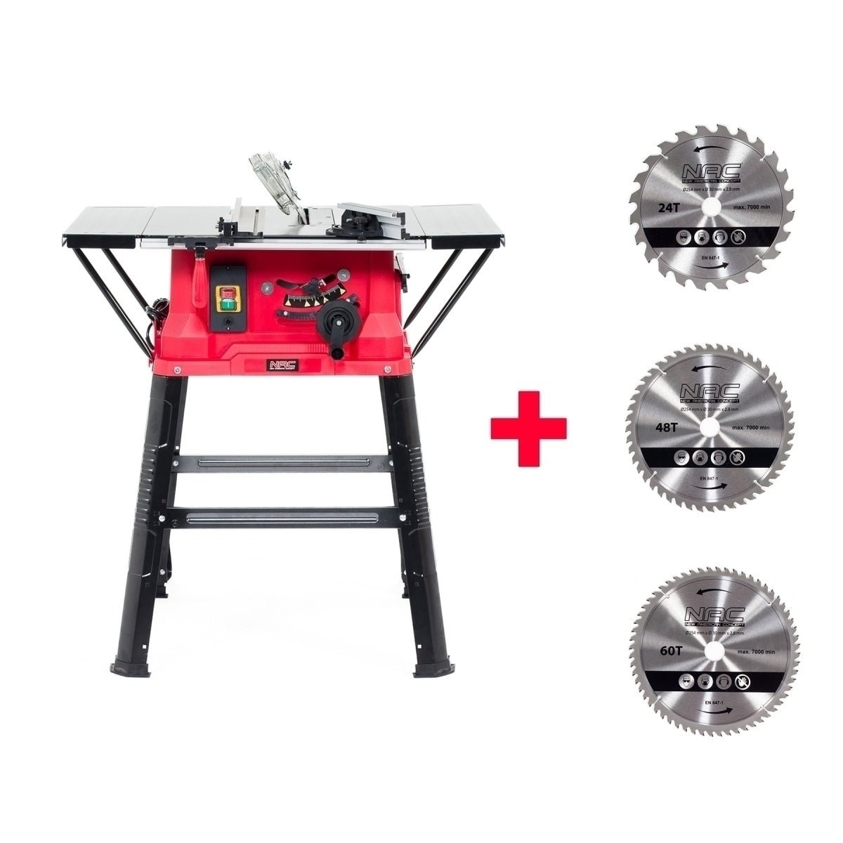 Sega Circolare Da Tavolo Nac Con 4 Lame 254mm