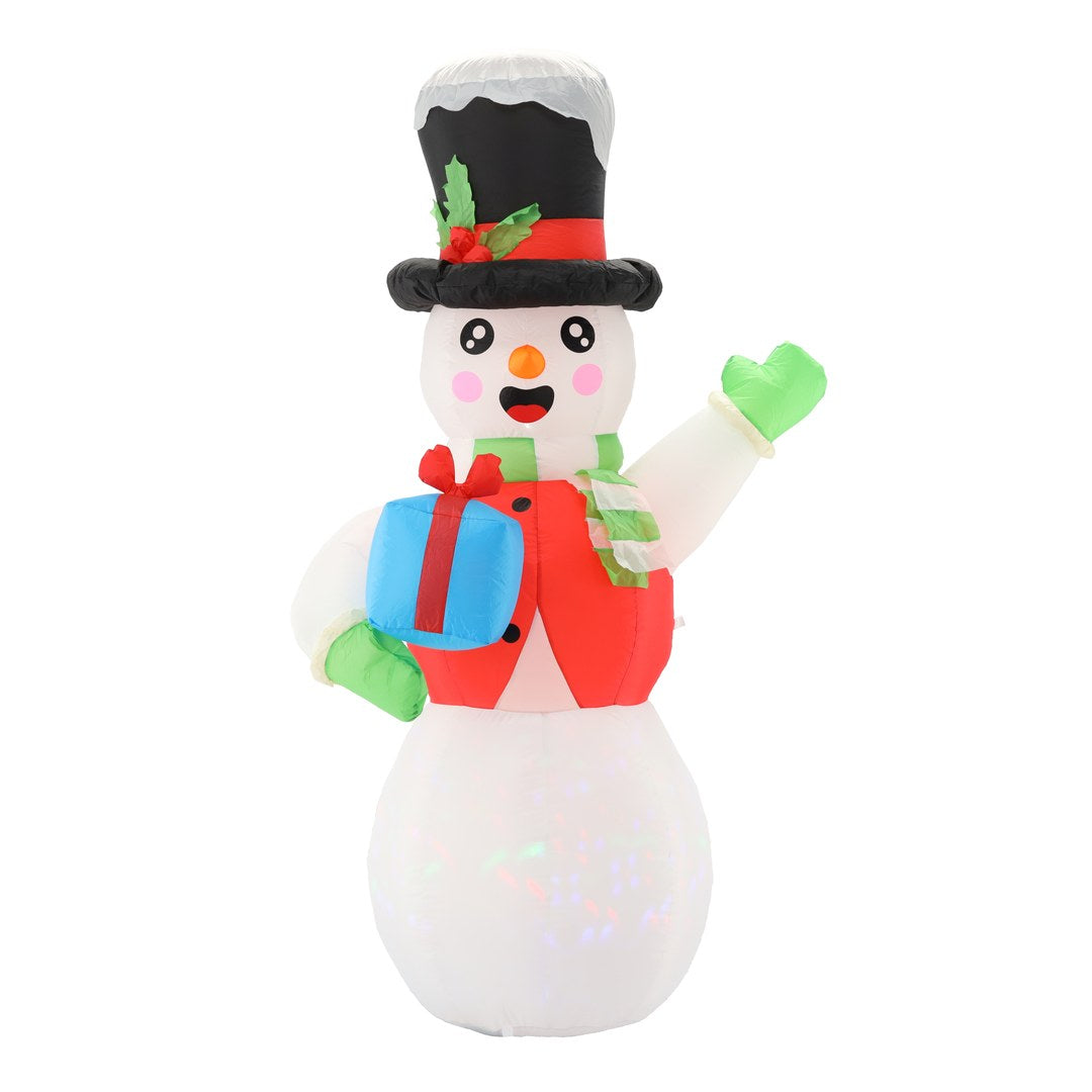 Pupazzo di Neve Gonfiabile con Luci LED
