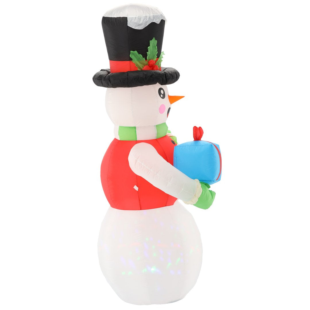 Pupazzo di Neve Gonfiabile con Luci LED