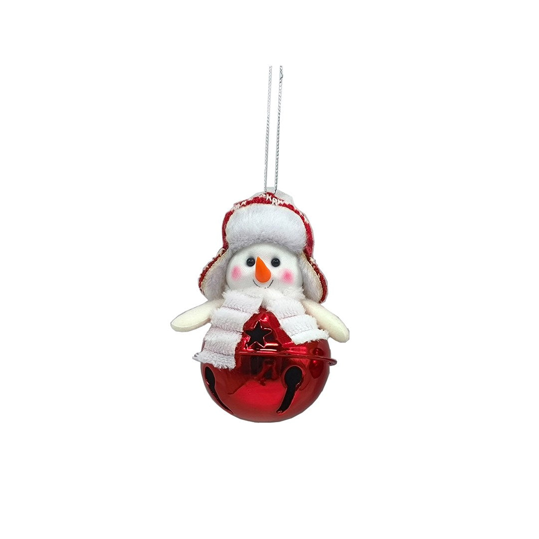 Campanellino di Natale Pupazzo di Neve o Babbo Natale